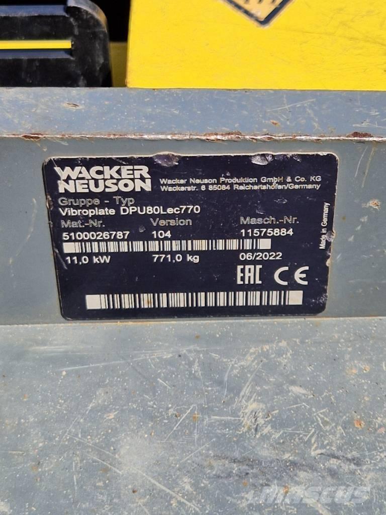 Wacker Neuson DPU 80 Markvibratorer
