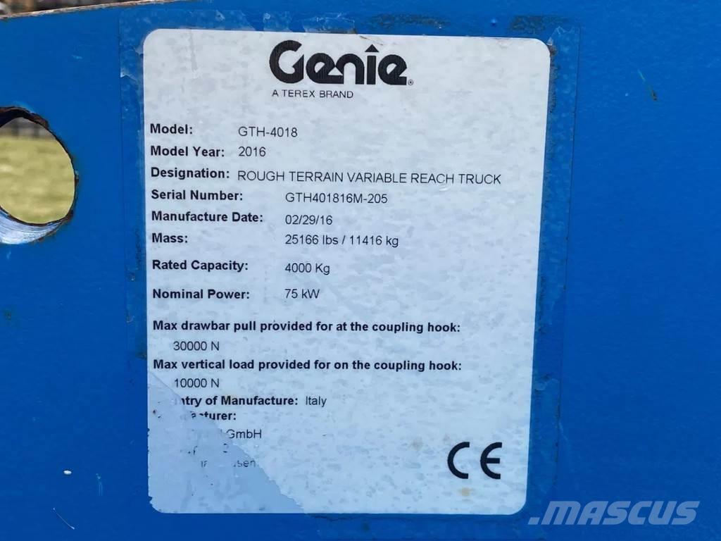 Genie GTH- 4018 Teleskoplastare