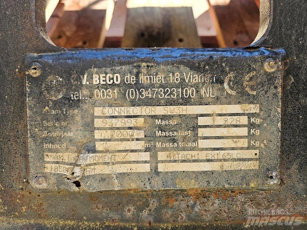 Beco Hitachi EX165 Redskapsfäste/ adaptrar