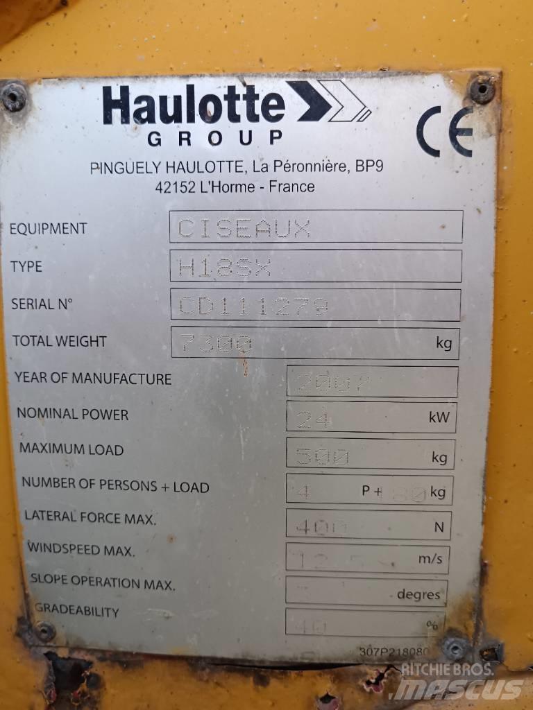 Haulotte H 18 SX Saxliftar