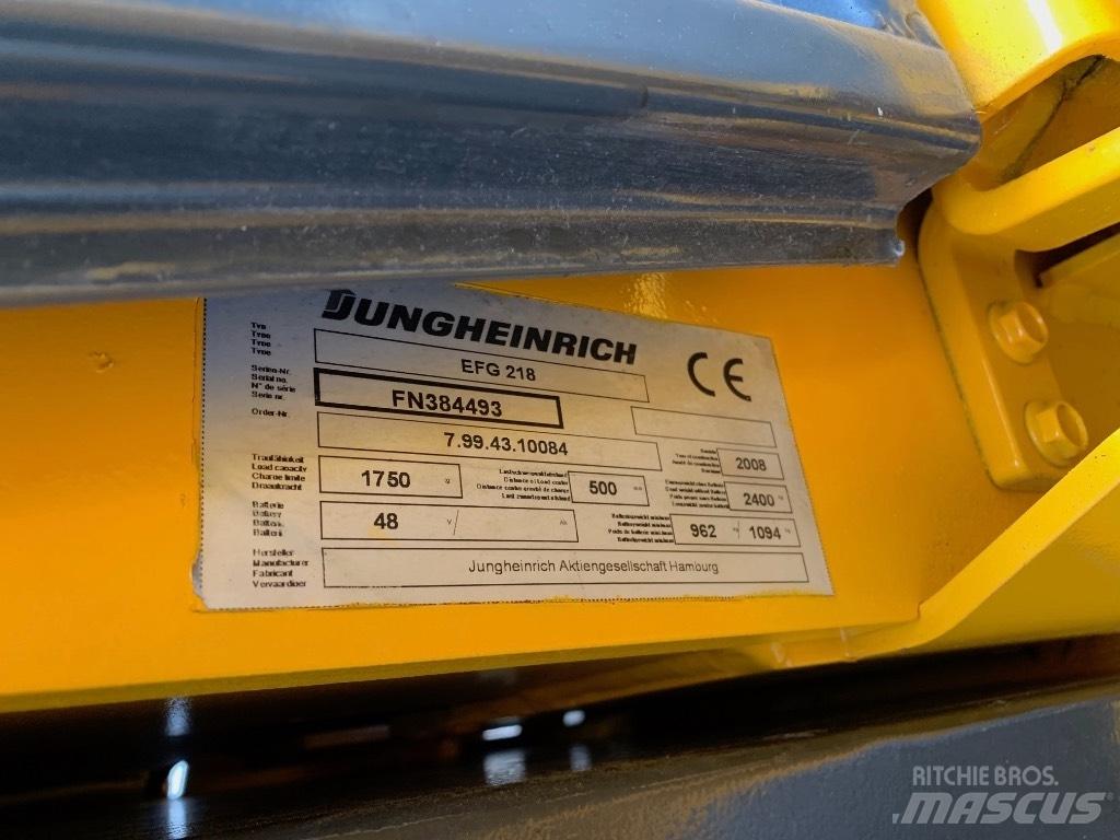 Jungheinrich EFG 218 Elmotviktstruckar