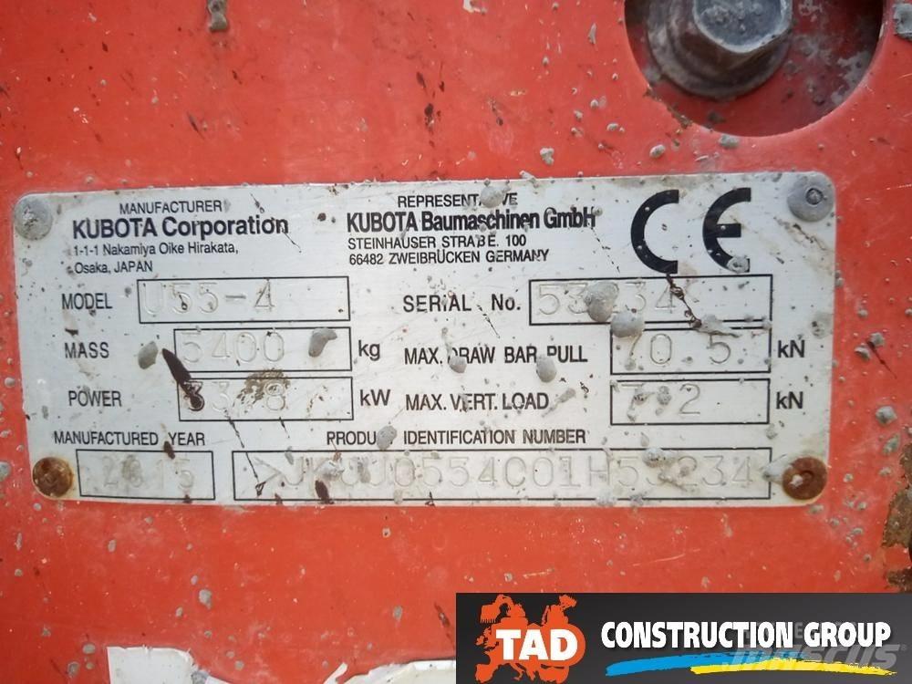 Kubota U 55-4 Minigrävare < 7t