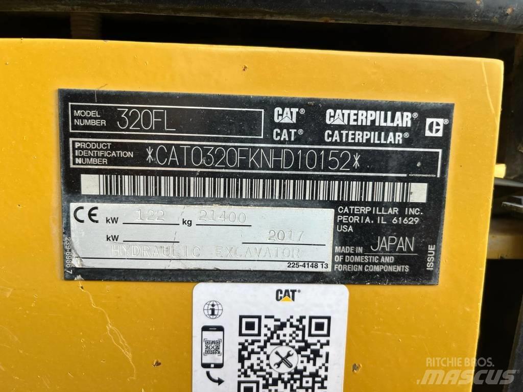 CAT 320 FL Bandgrävare