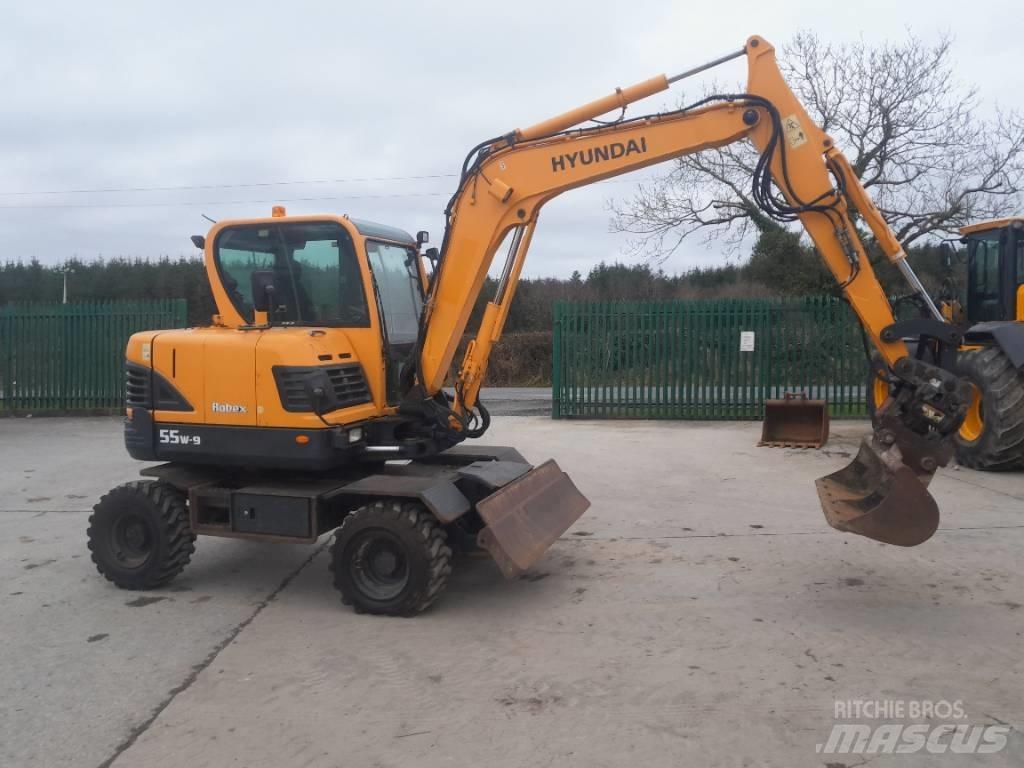 Hyundai R55 W-9 Hjulgrävare