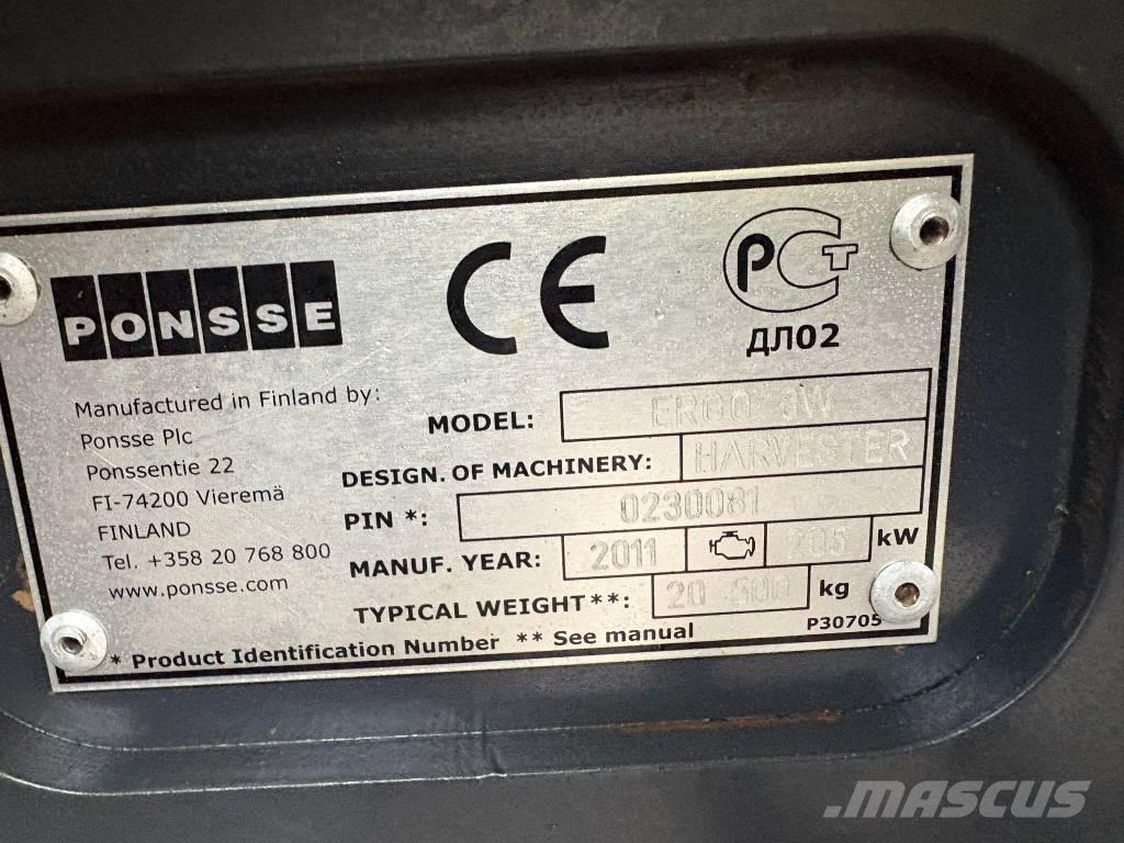 Ponsse Ergo 8W Skördare