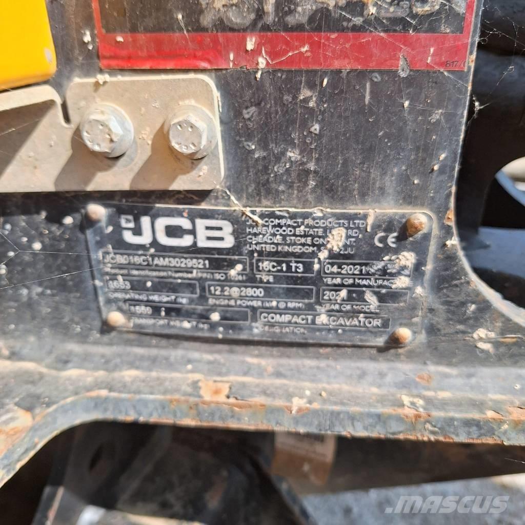 JCB 16 C-1 Minigrävare < 7t