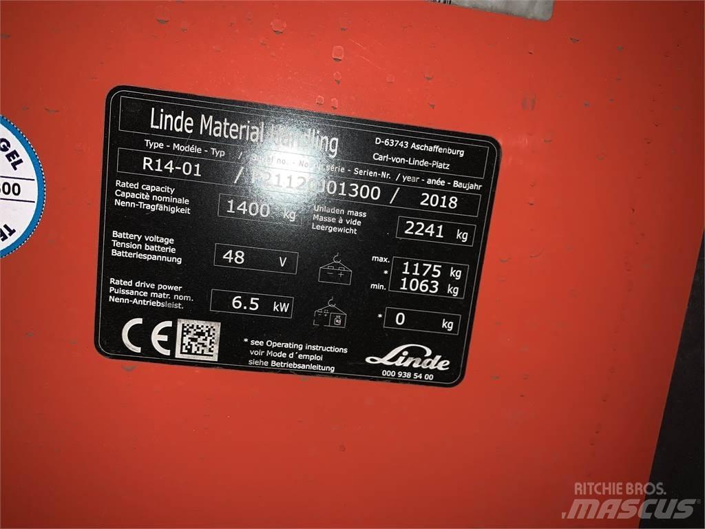 Linde R14 Skjutstativtruck