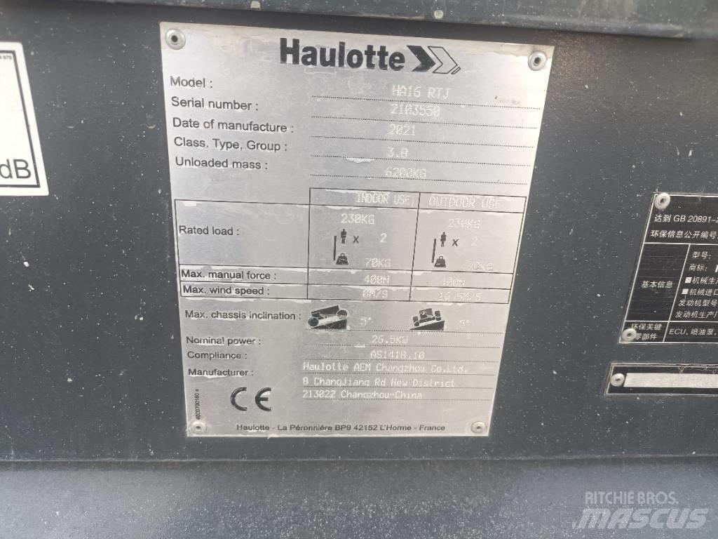Haulotte HA16RTJ Bomliftar