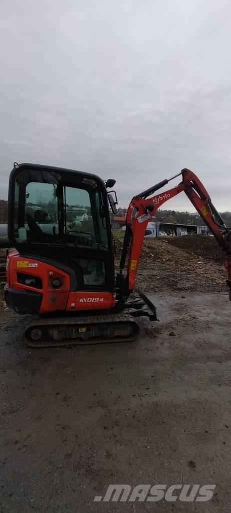 Kubota KX 019-4 Minigrävare < 7t