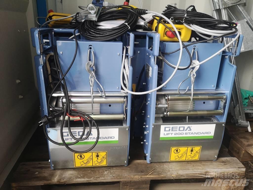 Geda LIFT STANDARD Lyftblock, vinschar och materialhissar