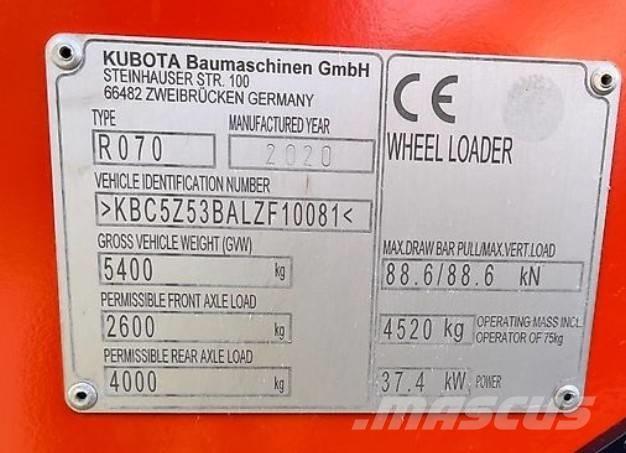 Kubota R 070 Hjullastare