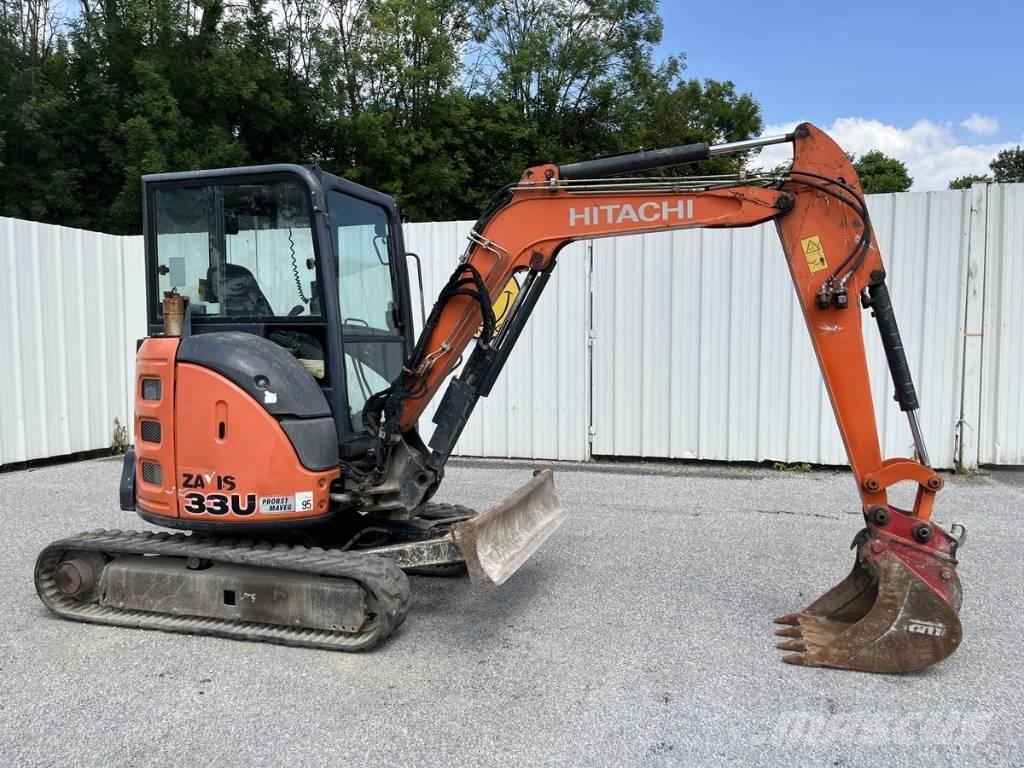 Hitachi ZX33U-5A CLR Minigrävare < 7t