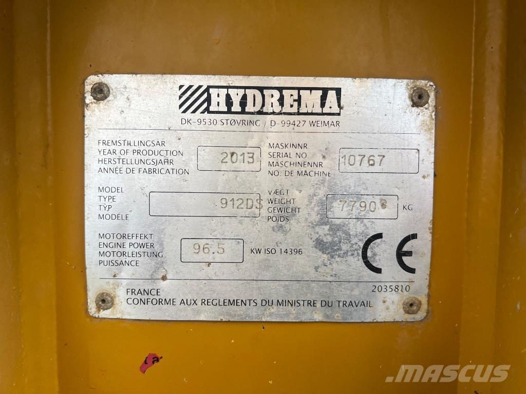 Hydrema 912 DS Midjestyrd dumper