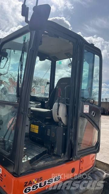 Hitachi ZX 65 US B-5 Minigrävare < 7t