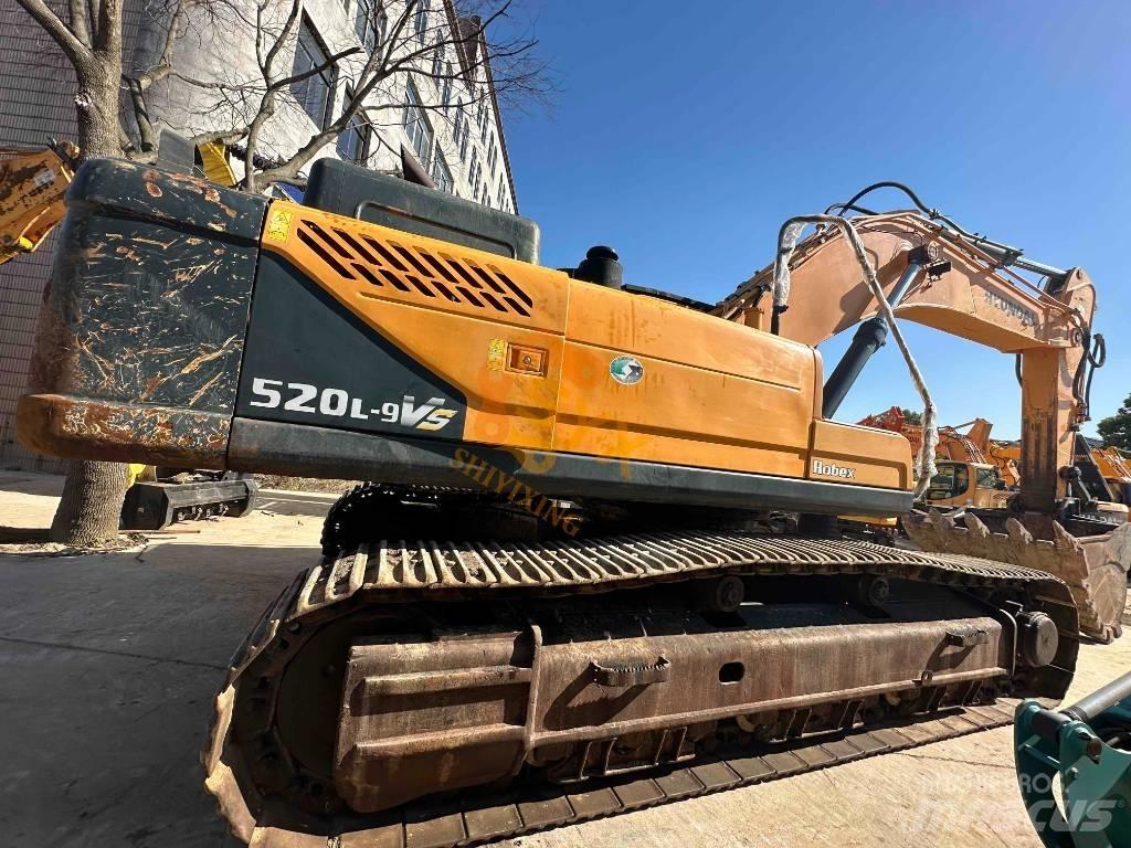 Hyundai Robex 520 VS Bandgrävare
