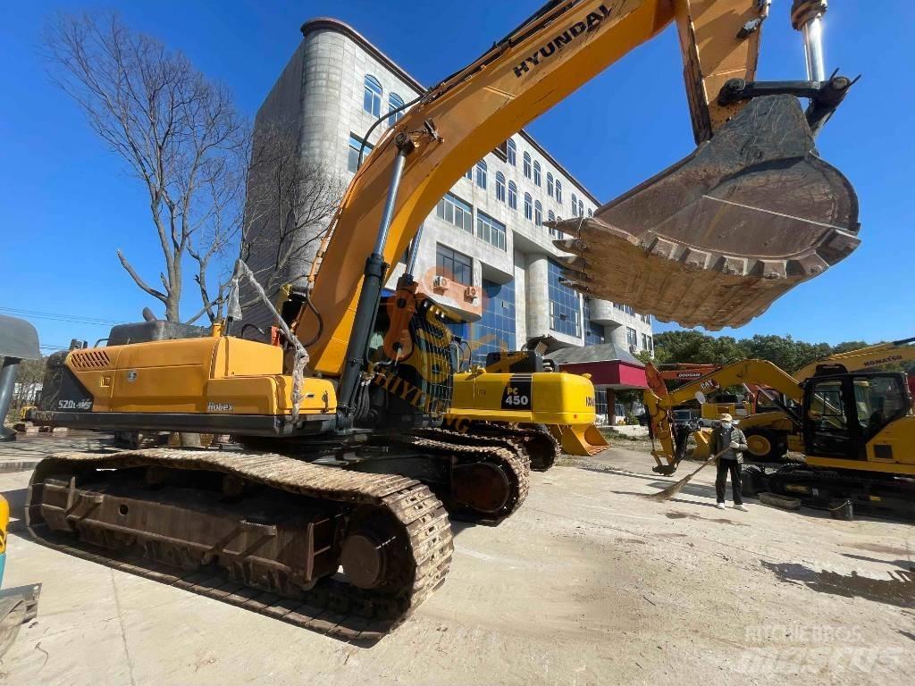 Hyundai Robex 520 VS Bandgrävare