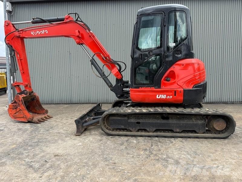 Kubota U50-3 Minigrävare < 7t