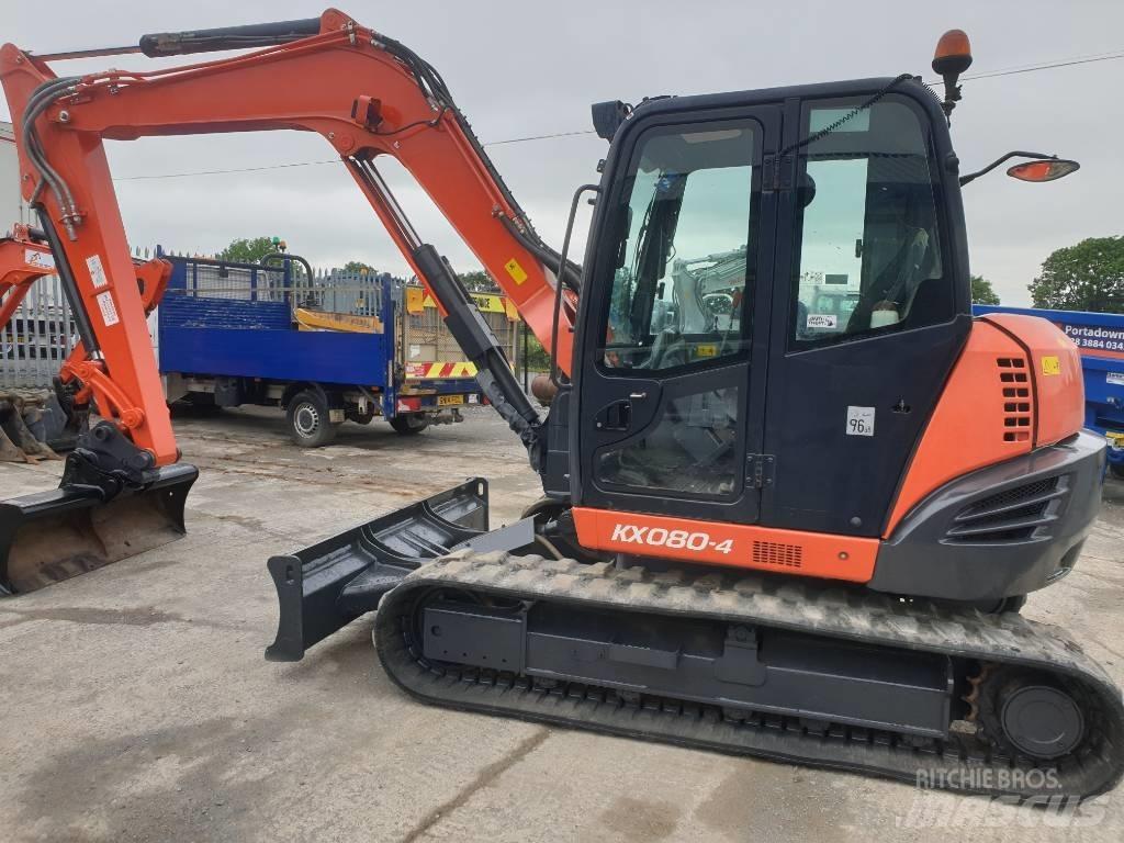 Kubota KX 080-4 Midigrävmaskiner 7t - 12t