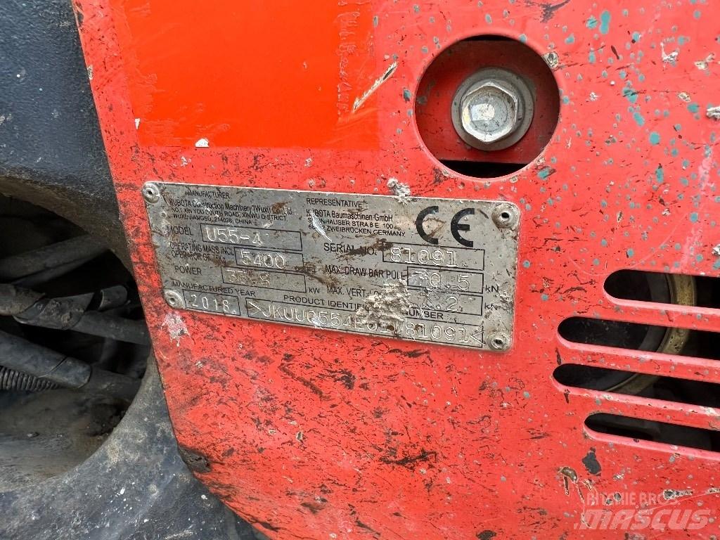 Kubota KX 055-4 Minigrävare < 7t