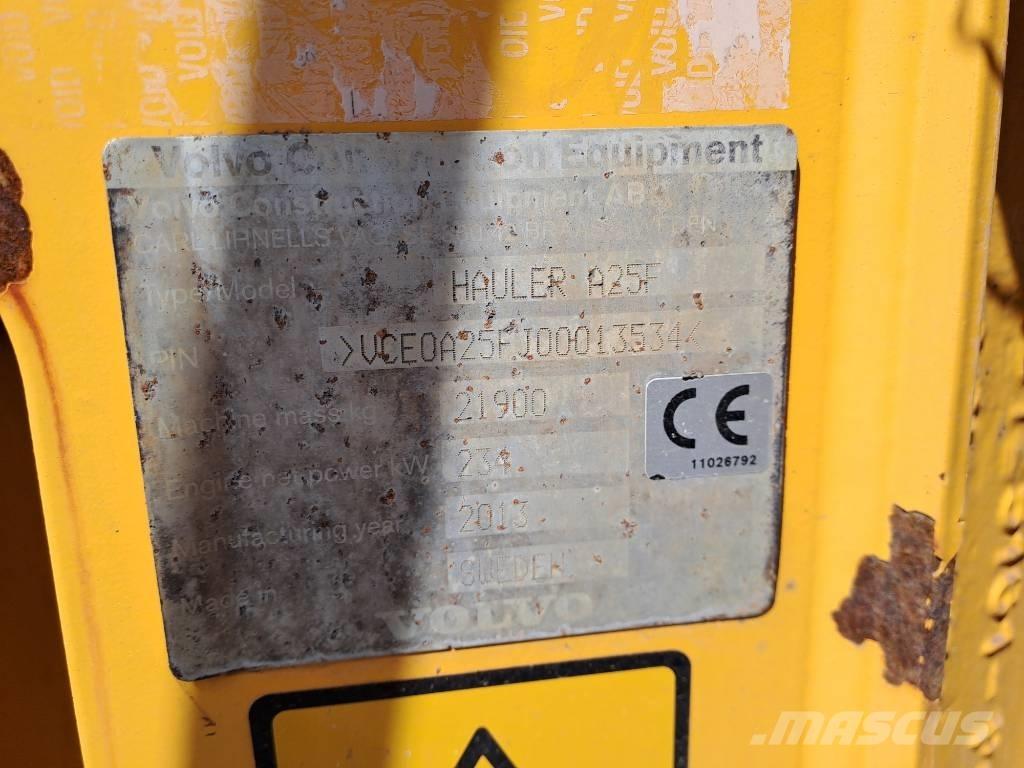 Volvo A25F Midjestyrd dumper