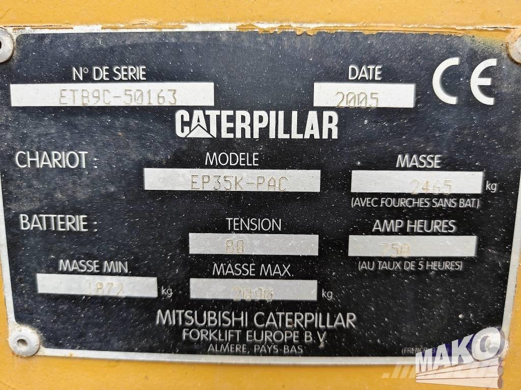 CAT EP 35 K PAC Elmotviktstruckar