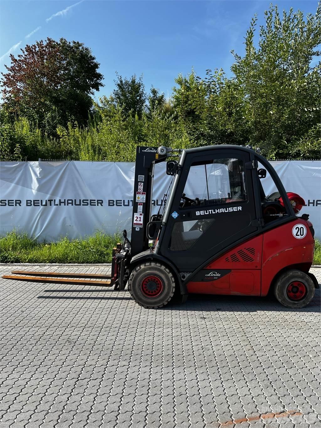 Linde H25T/600 Gasolmotviktstruckar