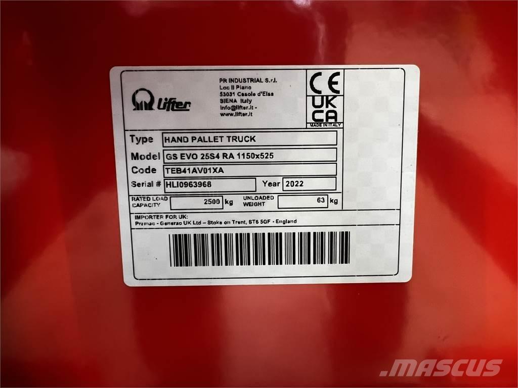 Pramac GS EVO 25 Pallvagn