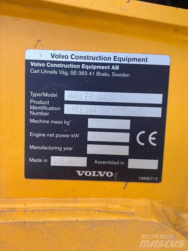 Volvo A40G Midjestyrd dumper