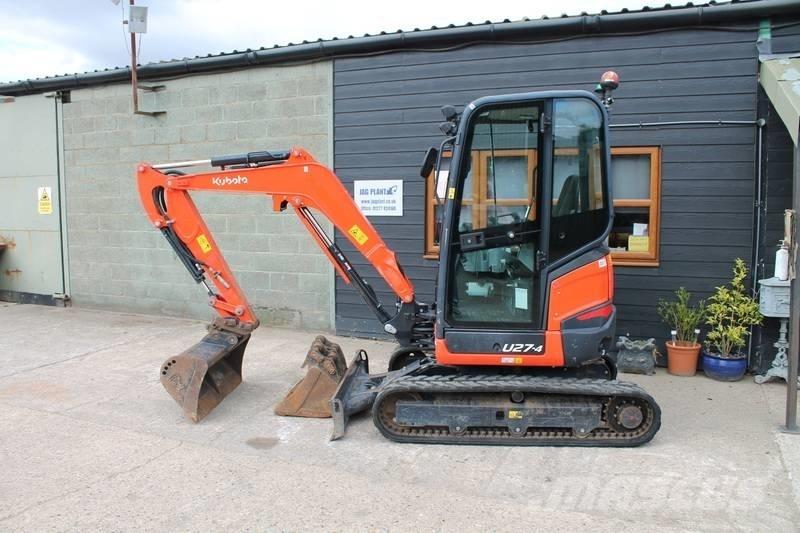 Kubota U 27-4 Minigrävare < 7t