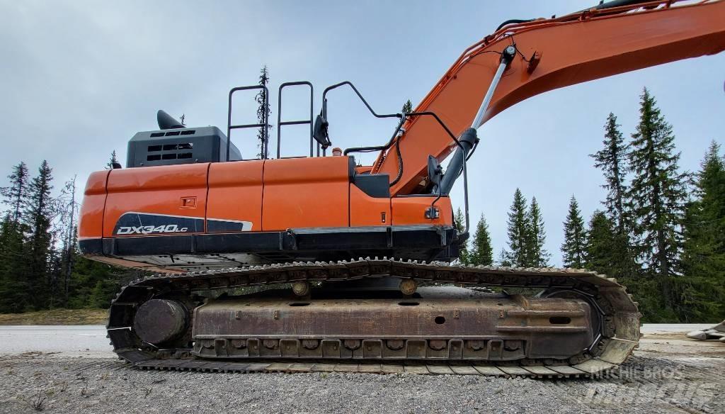 Doosan DX 340 LC Bandgrävare