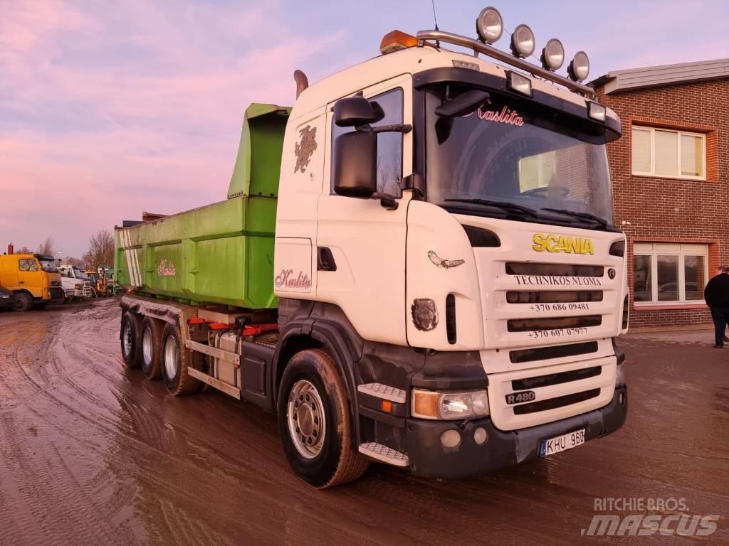 Scania R 480 8X4 Liftdumperbilar