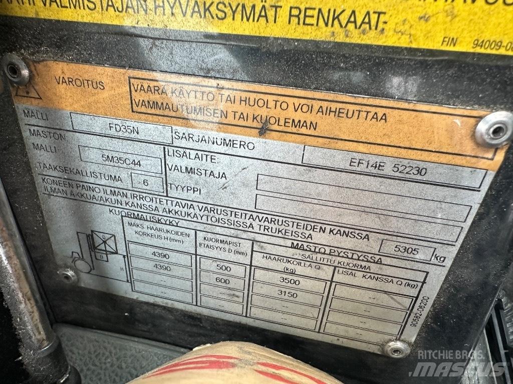 Mitsubishi FD 35 N Dieselmotviktstruckar
