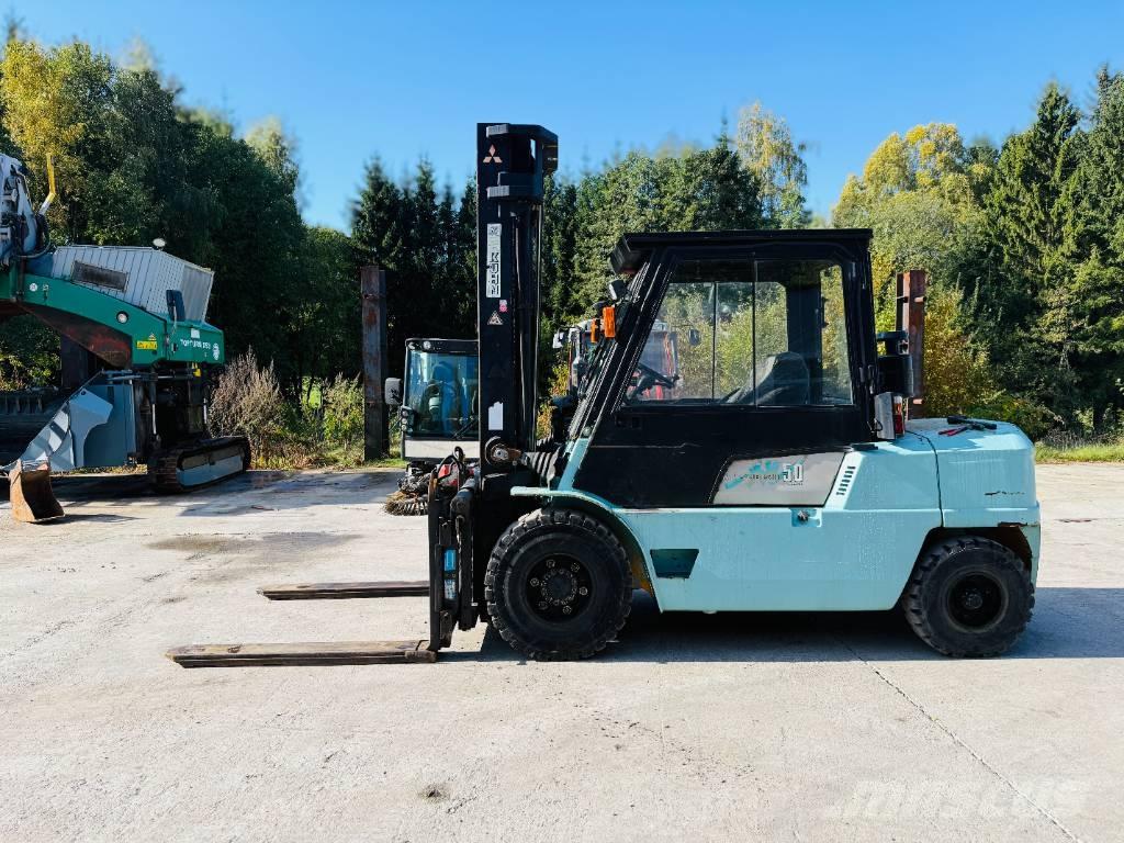 Mitsubishi FD500 Dieselmotviktstruckar