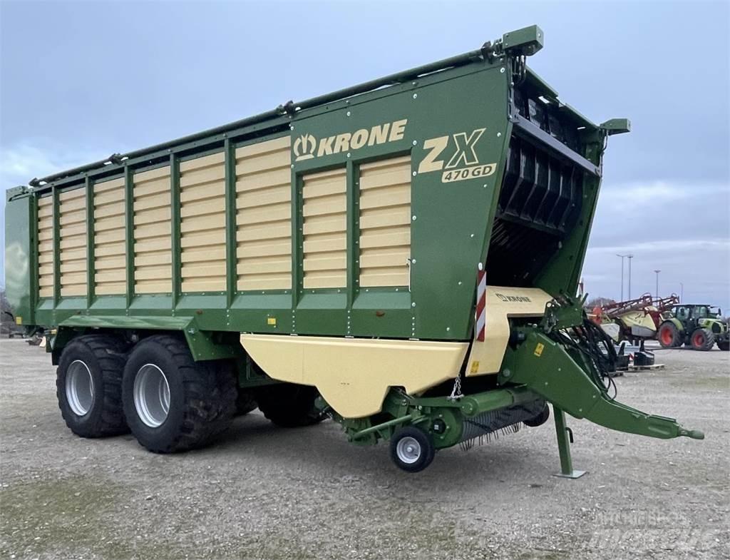Krone ZX 470 GD Hackvagn / Självlastarvagn