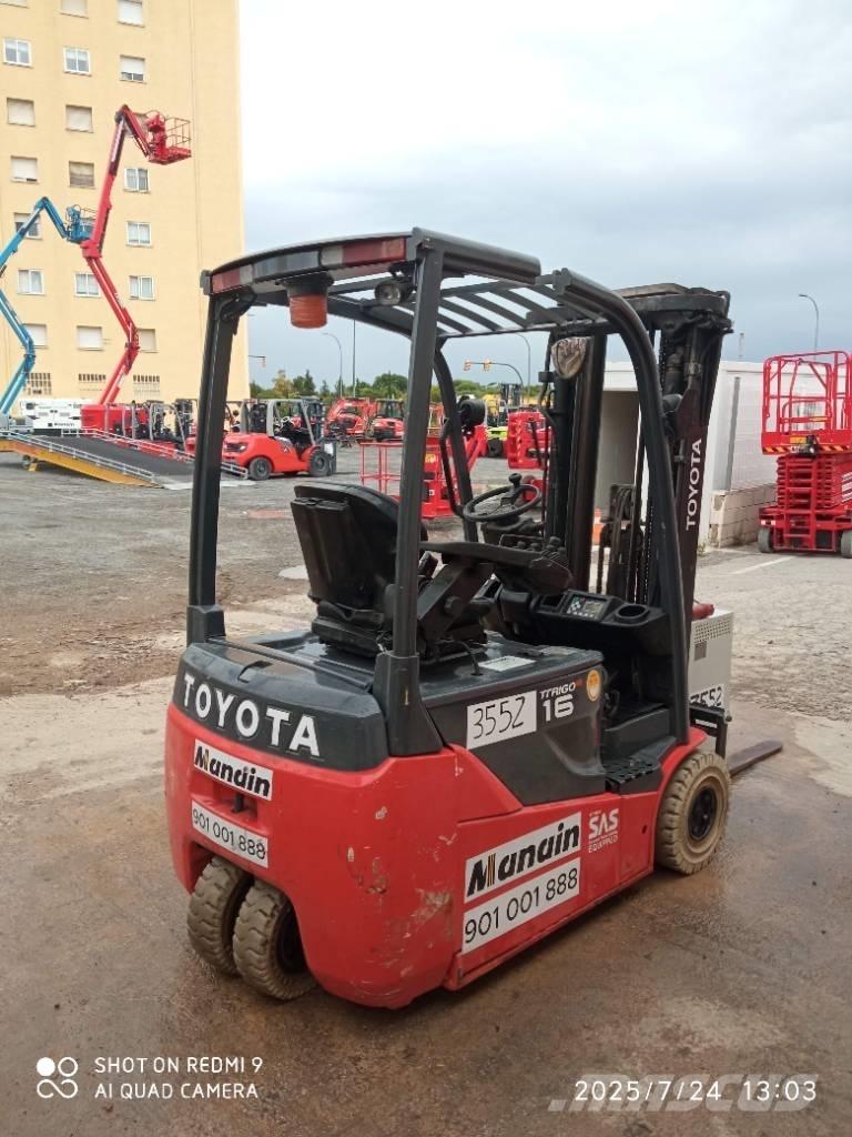 Toyota 8FBE16T Elmotviktstruckar