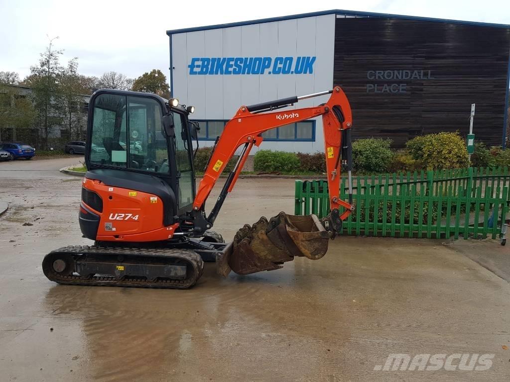 Kubota U27-4 Minigrävare < 7t