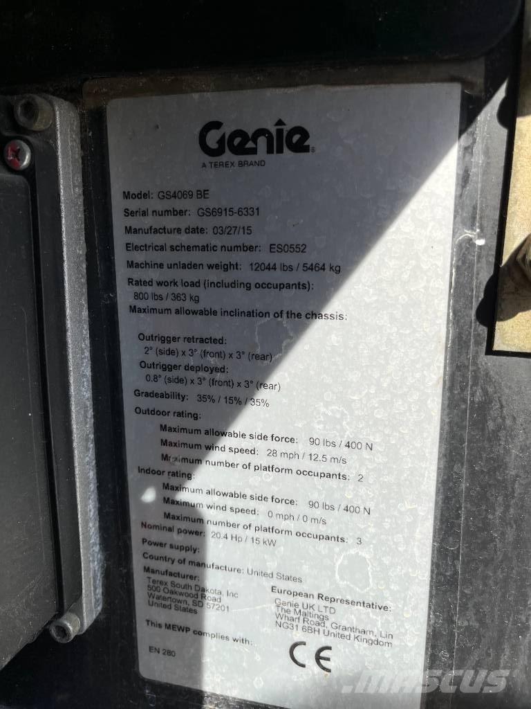 Genie GS 4069 BE Saxliftar
