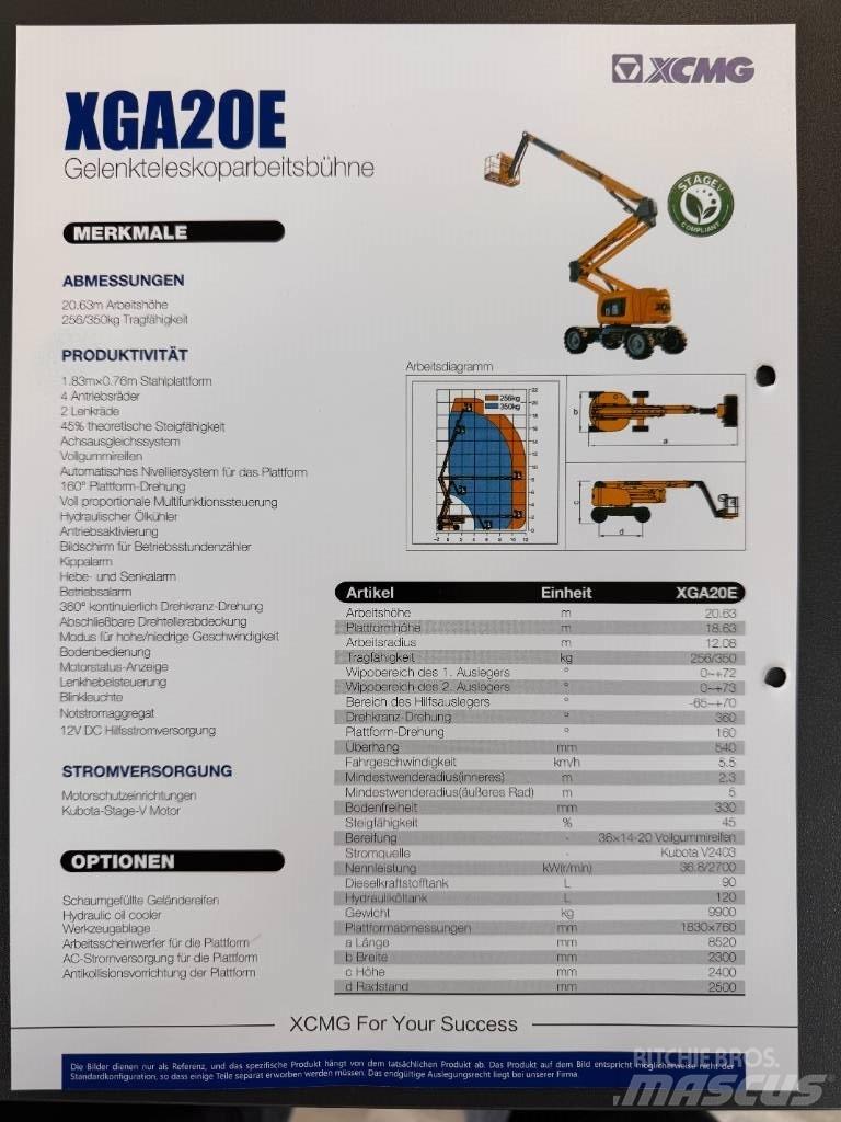 XCMG XGA 20 E Bomliftar