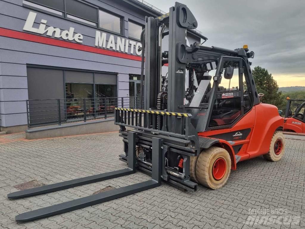 Linde H80T-03/1100 Gasolmotviktstruckar