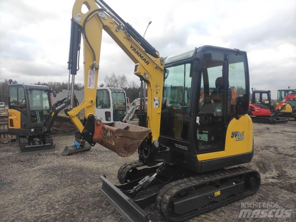 Yanmar SV 26 2017r Minigrävare < 7t