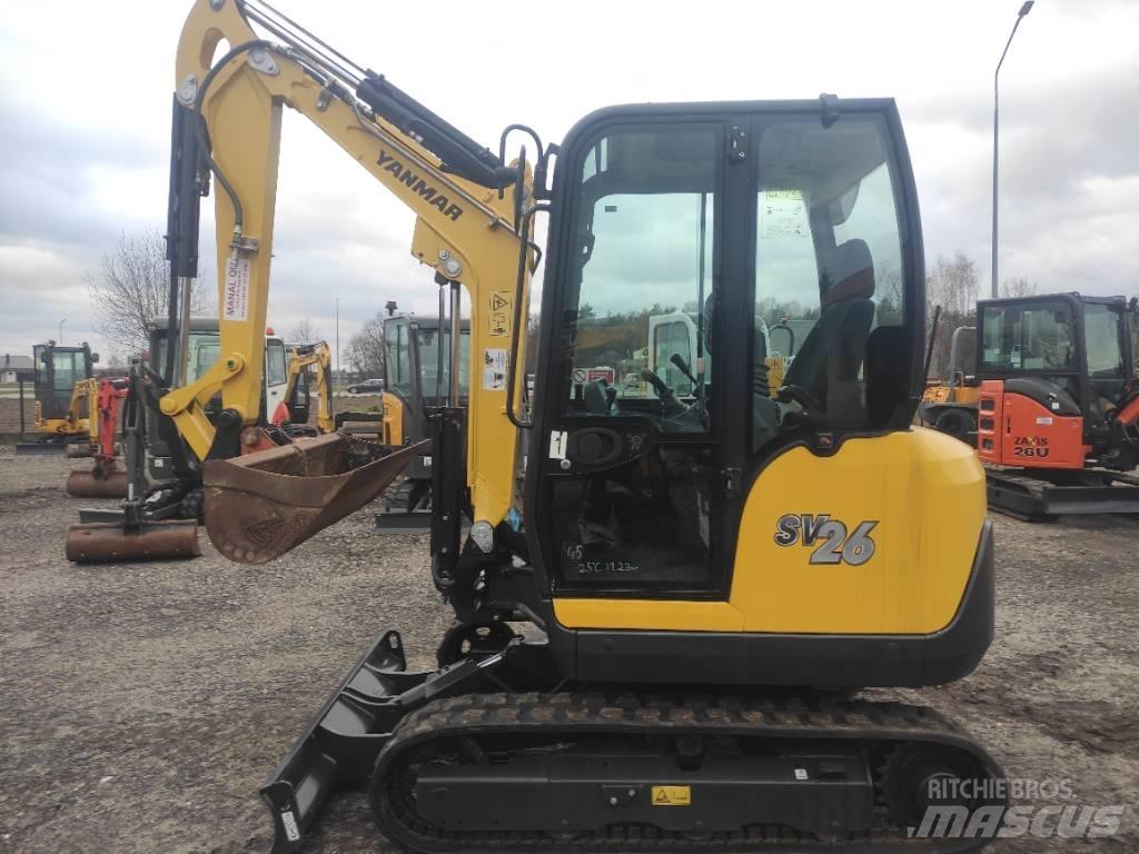 Yanmar SV 26 2017r Minigrävare < 7t
