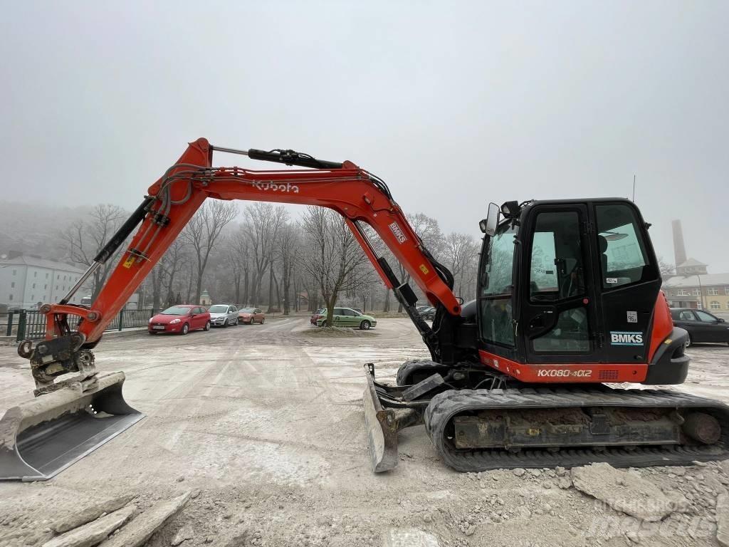 Kubota KX 080-4a2 Midigrävmaskiner 7t - 12t
