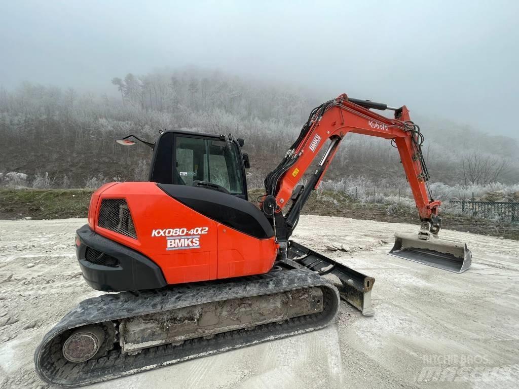 Kubota KX 080-4a2 Midigrävmaskiner 7t - 12t