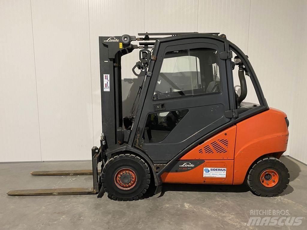 Linde H35D Dieselmotviktstruckar