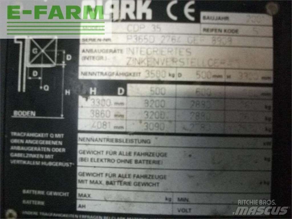 Clark cdp 35 Övriga motviktstruckar