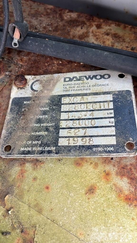 Daewoo Solar 280 LC Bandgrävare