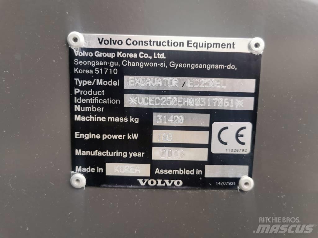 Volvo EC250EL Bandgrävare