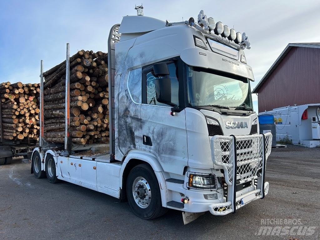 Scania R 650 Timmerbilar