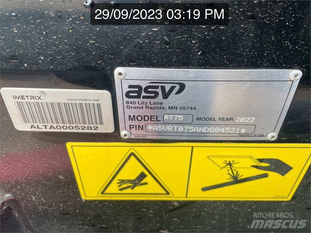 ASV POSI-TRACK RT75 Kompaktlastare