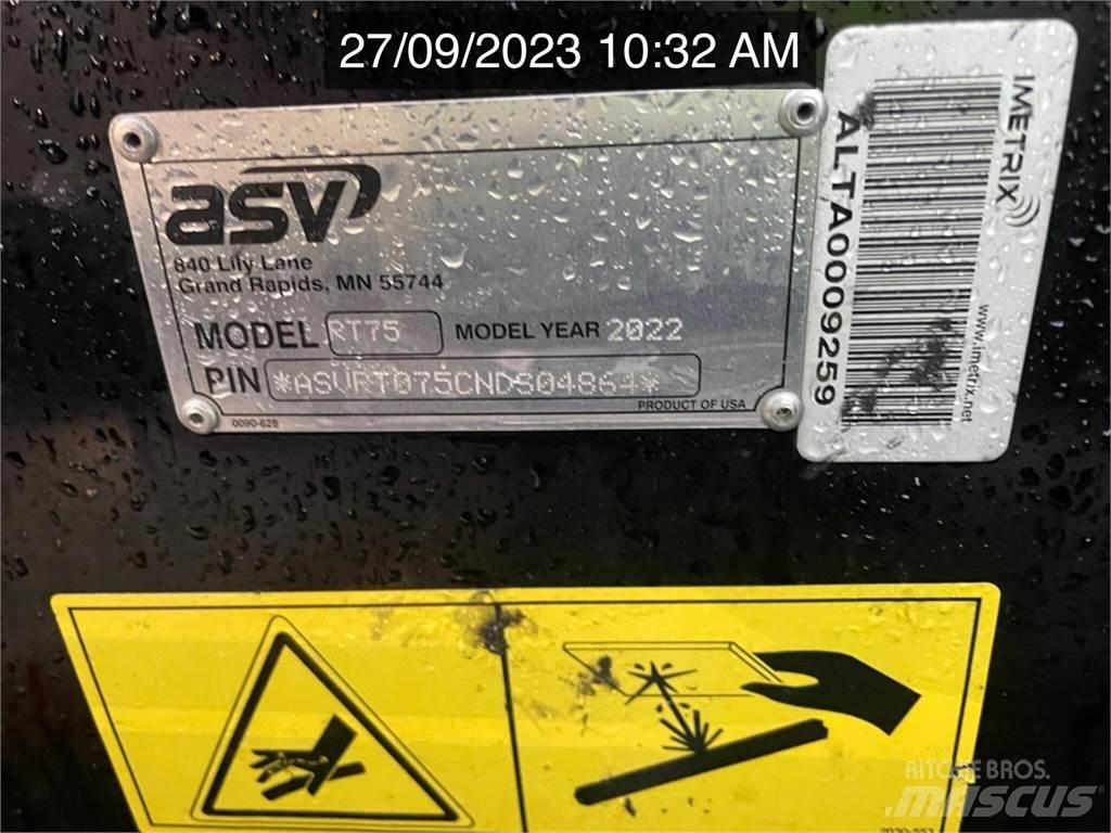 ASV POSI-TRACK RT75 Kompaktlastare